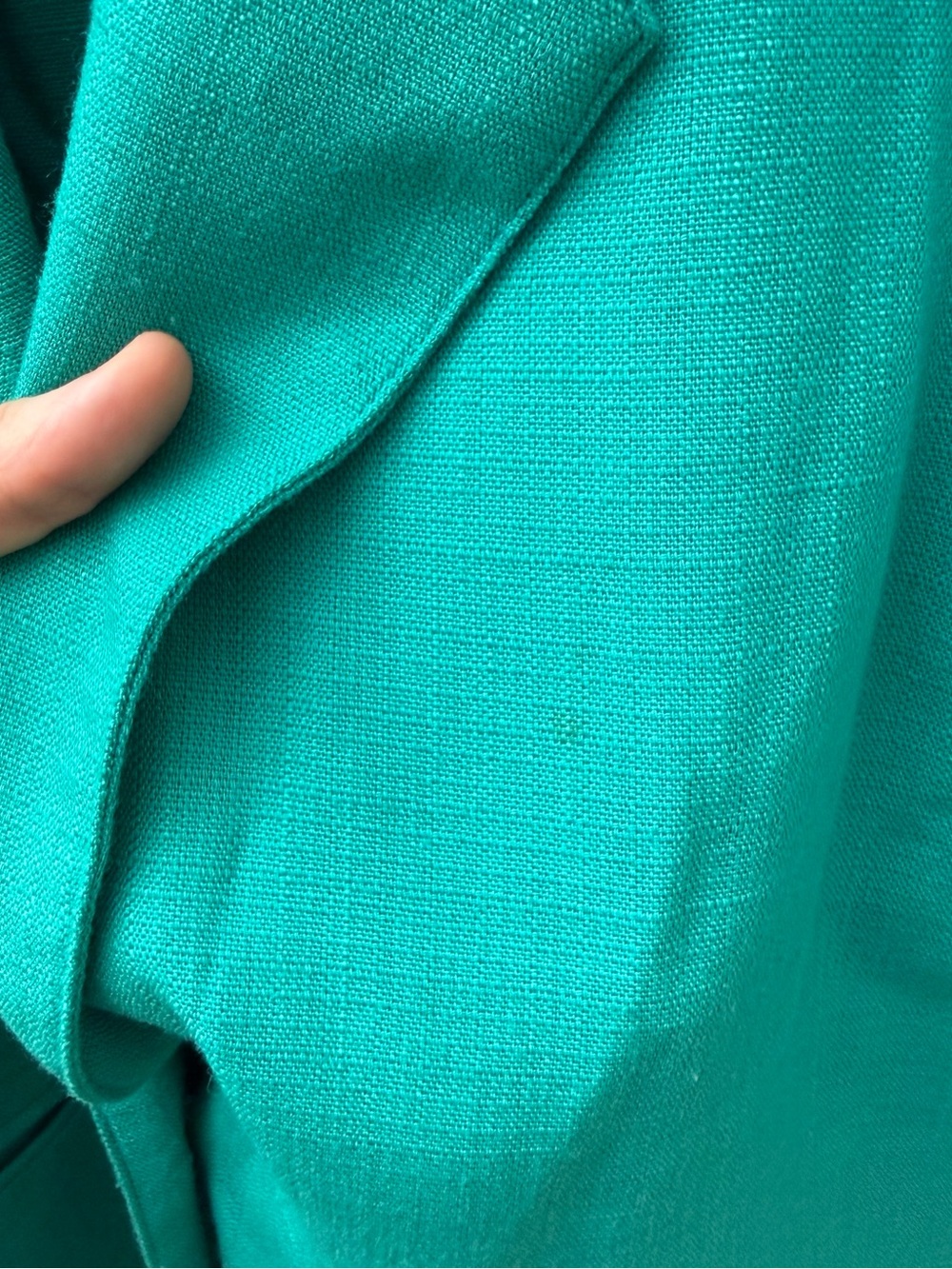 Sag Harbor Teal Single-Button Blazer - Picture 9 of 9